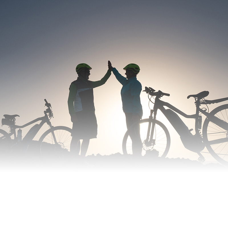  Fahrradmotiv als Symbol für BikeLeasing und JobRad bei Siewert & Kau Technologies. 
